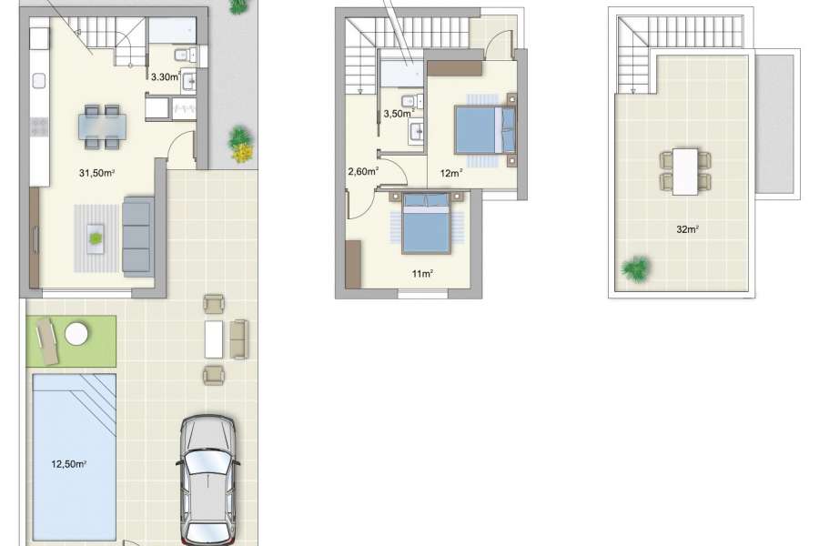 Venta - Chalet - Villa - Benijofar