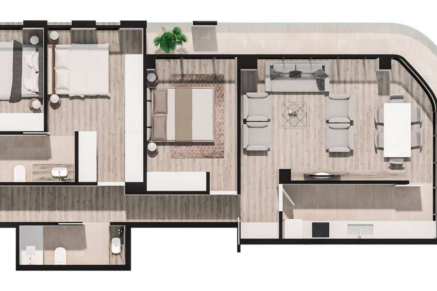 Venta - Piso - apartamento - A-GUARDAMAR DEL SEGURA - Mercadona (300m playa)