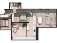 Venta - Piso - apartamento - A-GUARDAMAR DEL SEGURA - Mercadona (300m playa)