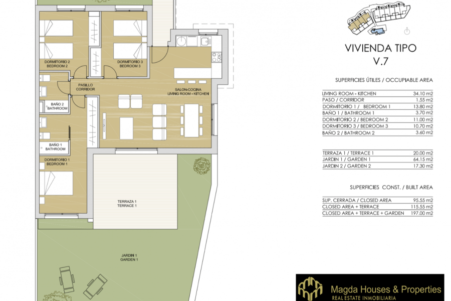 Venta - Piso - apartamento - A-ORIHUELA GOLF - ORIHUELA GOLF